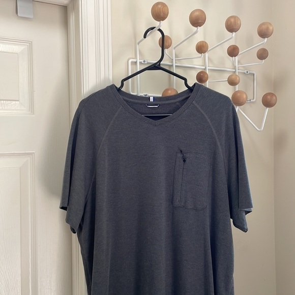 Kit and Ace - Loose Baggy Zip Pocket Oversized Shirt - Grey - Large - Picture 2 of 15